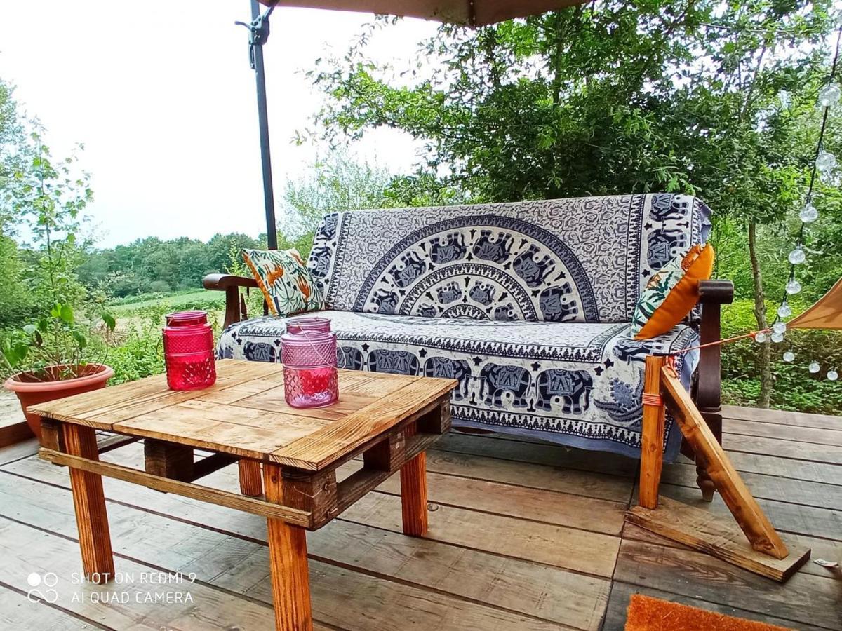 Tente Safari Lodge Dans Foret Luxuriante Vielle-Tursan Exteriér fotografie