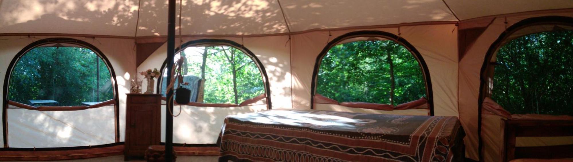Tente Safari Lodge Dans Foret Luxuriante Vielle-Tursan Exteriér fotografie
