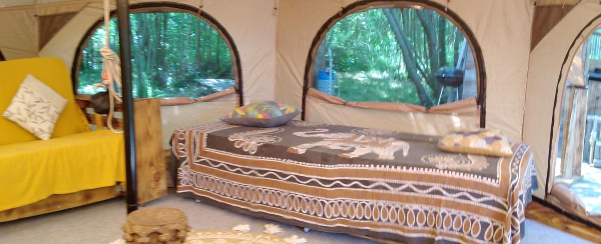 Tente Safari Lodge Dans Foret Luxuriante Vielle-Tursan Exteriér fotografie